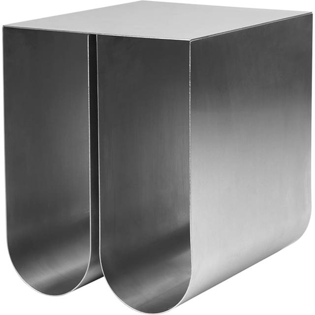 Kristina Dam Studio Curved side table Stainless steel