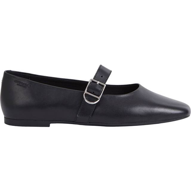 Vagabond Women's Jolin Buckle Leather Ballet Flats - UK 6 - Black