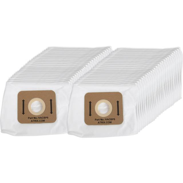 Atrix VAcBP6-50 Replacement HEPA Filters for Atrix Backpack Vacuum, 50-Pack , White