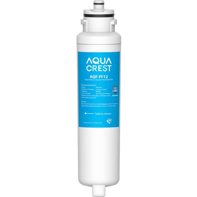 AQUA CREST DW2042FR-09 Refrigerator Water Filter  Replacement for Daewoo DW2042FR  Kenmore 46-9130  DW2042FR-09  Aqua Crystal DW2042F-09  FRN-Y22D2V