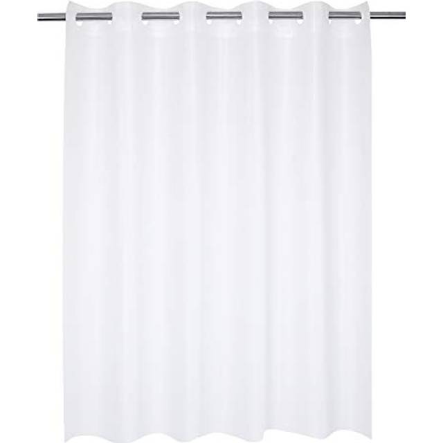 "Hotel Grade No Hooks Needed Waterproof Shower Curtain or Liner Frost (PEVA  71"""""""" x 74"""""""")"