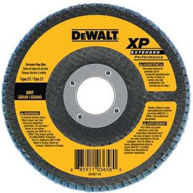 DEWALT DW8256 4-1/2-Inch by 5/8-Inch-11 80G Flap Disc