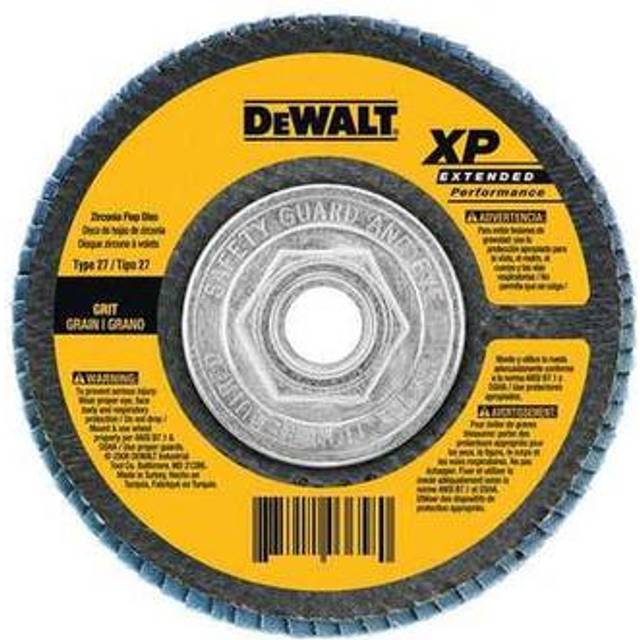 DEWALT DW8356 4-1/2-Inch by 5/8-Inch-11 40g Type 27 HP Flap Disc