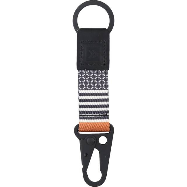 Thread Wallets Keychain Clip: Durable Polyester Key Holder for Belt & Easy Organization (Brown/Black  Unisex-Adults)