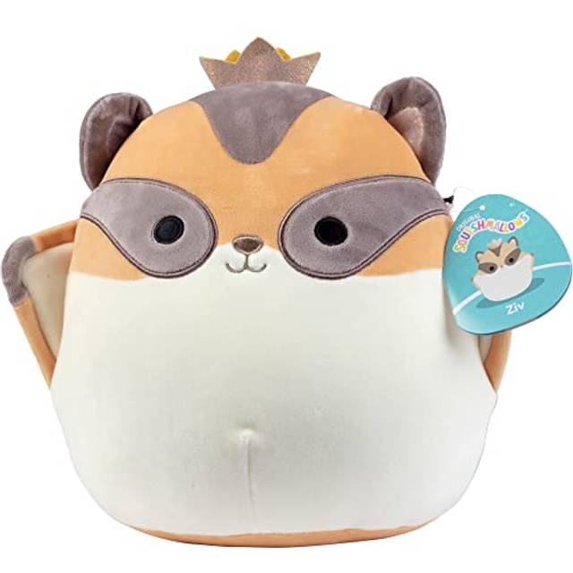 Squishmallows 8 Ziv The Sugar glider - Official Kellytoy Plush - Soft and Squishy Flying Squirrel Stuffed Animal Toy - great gift for Kids