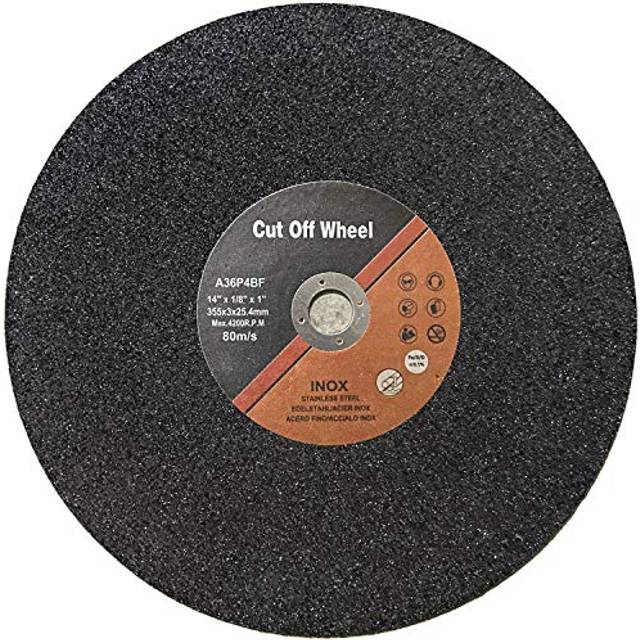 14-Inch Cut-Off Wheel 10-Pack 14 Inch Abrasive Cut Off Blades Metal Cutting Chop Saw Blades 14 Inch