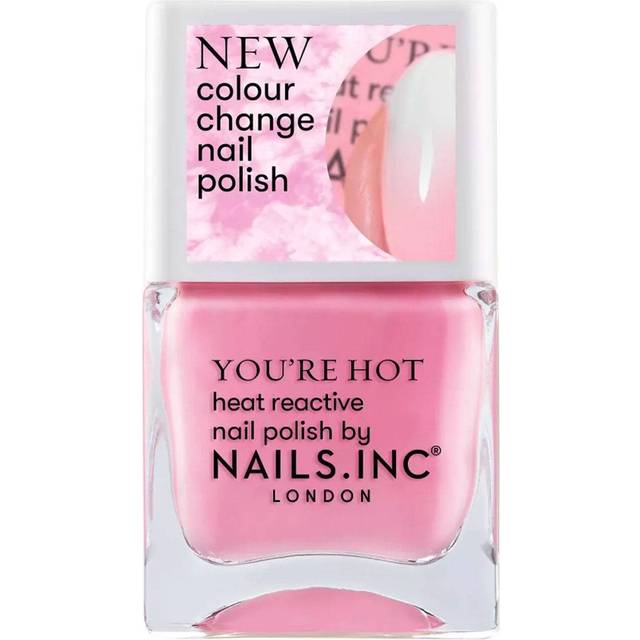 Nails Inc Hotter Than Hot Colour Changing Nail Polish - Pink/White