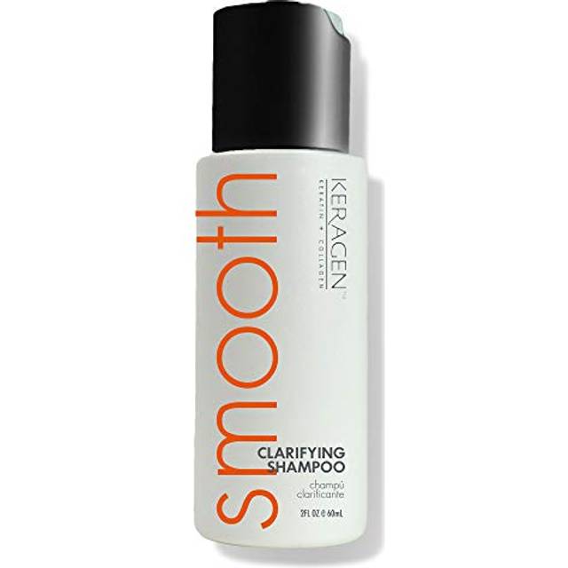 KERAGEN - Clarifying Shampoo with Keratin and Collagen  All Hair Types  Sulfate Free  2 Oz - Deep Cleansing  Purifying  Refresh and Reset Damaged  Col