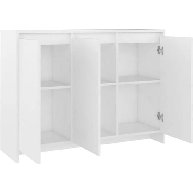 vidaXL Sideboard White 102x33x75 cm Engineered Wood