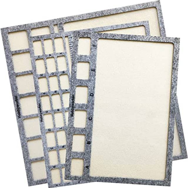 hobbyworker The Bead Mat 3 Pcs Set(SML) Soft Perfect Stable Surface Fl