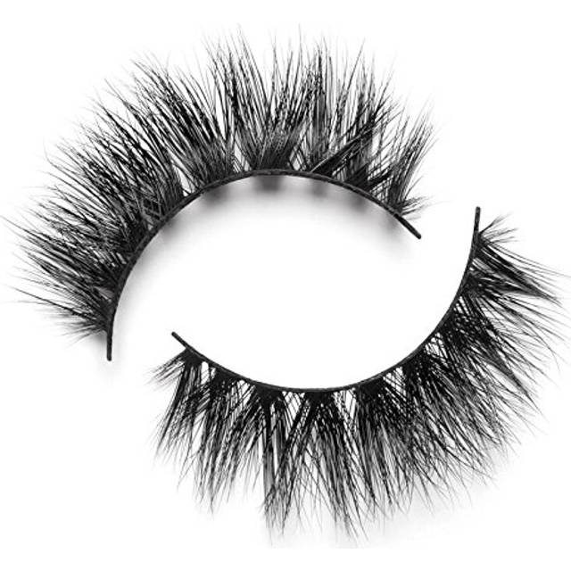 Lilly Lashes 3D Mykonos in Faux Mink | False Eyelashes | Dramatic Look and Feel | Reusable | Non-Magnetic | 100% Handmade  Vegan | Silk Like Luxury Fi