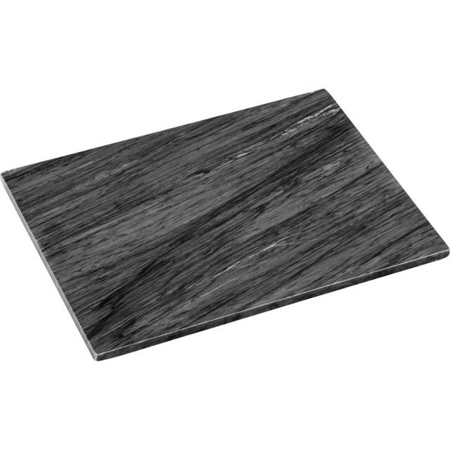 Black Marble Large Chopping and Serving Board, Natural Marble Cutting Board with Polished Finish - One Size