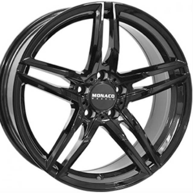 Monaco GP1 Gloss Black 9x19 5/112 ET40 B66.5 (9x19 5/112 ET40 B66.5)