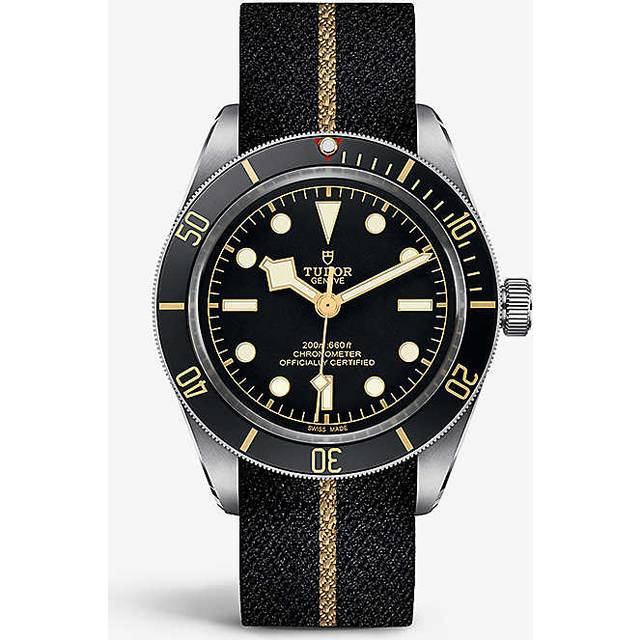 Tudor Mens Nato M79030n-0003 Black Bay Fifty Eight Stainless Steel Automatic Watch 39mm