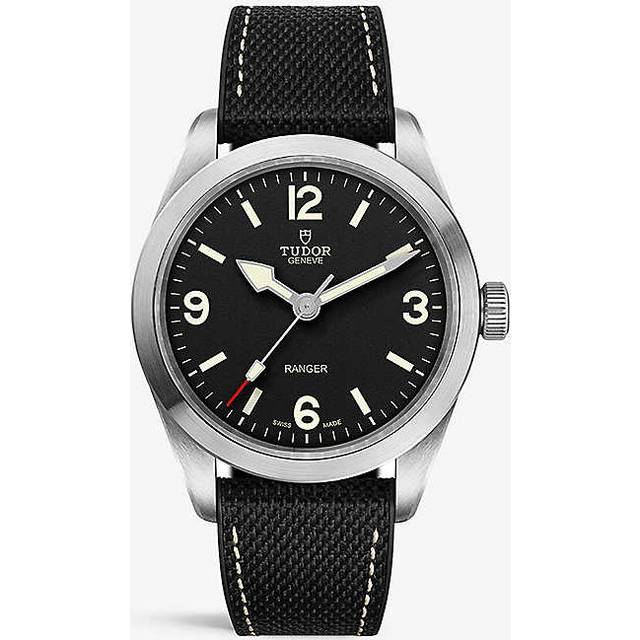 Tudor Mens Black M79950-0002 Ranger Stainless-steel and Fabric Automatic Watch 39mm - BLACK
