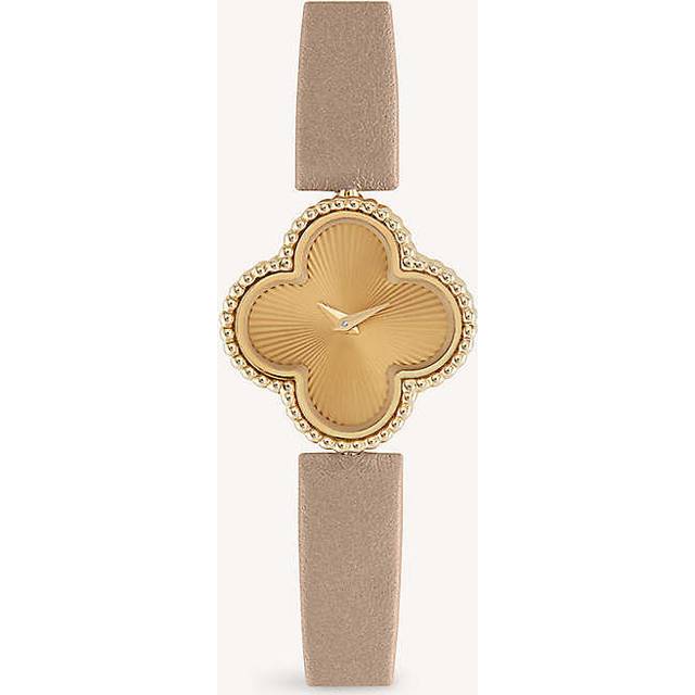 Van Cleef & Arpels Womens Yellow Gold Sweet Alhambra Yellow-gold and Mother-of-pearl Pendant - YELLOW GOLD