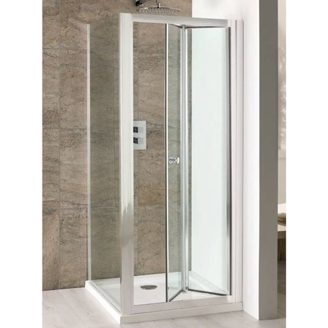 Volente Bi-Fold Door Shower Door Shower Enclosure, Various Sizes - 760mm