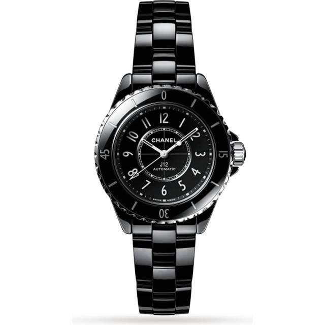 CHANEL Ceramic and Steel J12 Calibre 12.2 Watch - Black - 33mm