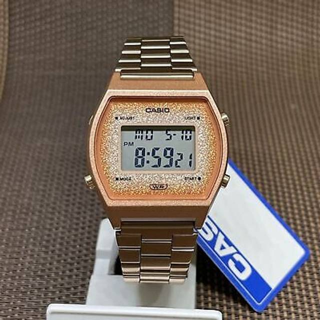 Casio B640wcg 5df  B640wcg 5  Digital Vintage Retro Public Metal Watch B640WCG-5DF