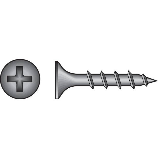 The Hillman Group 42409 Wood-Screws black  1.625 inches