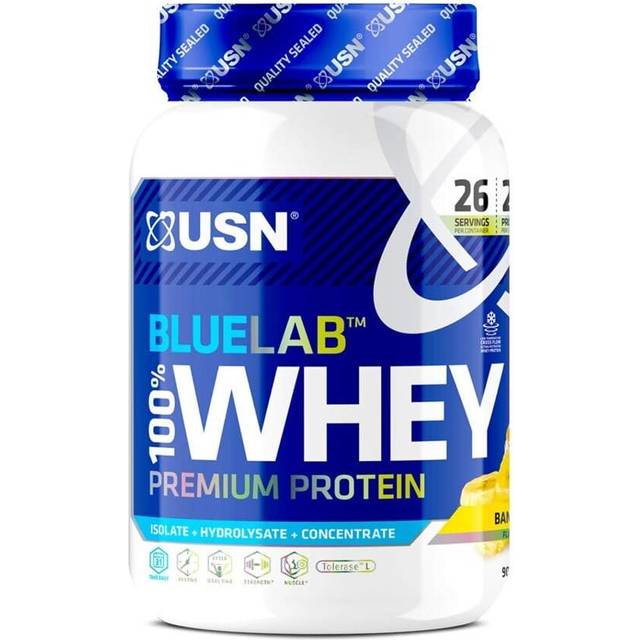 USN BlueLab 100% Whey Premium Protein Banana Flavour 908g