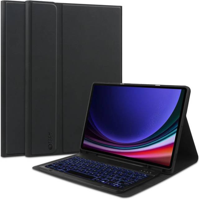 Tech-Protect Galaxy Tab S9 FE Fodral med Tangentbord - Svart