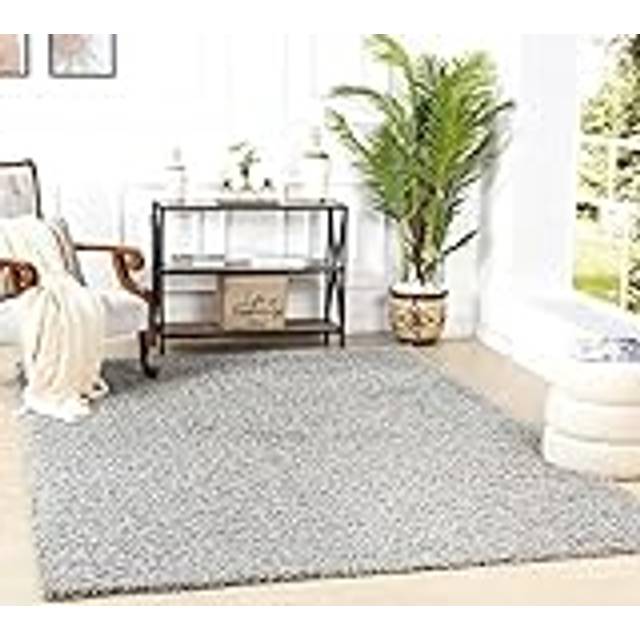 Fivelands Handwoven Grey Rug (Rectangle 160 x 220cm)