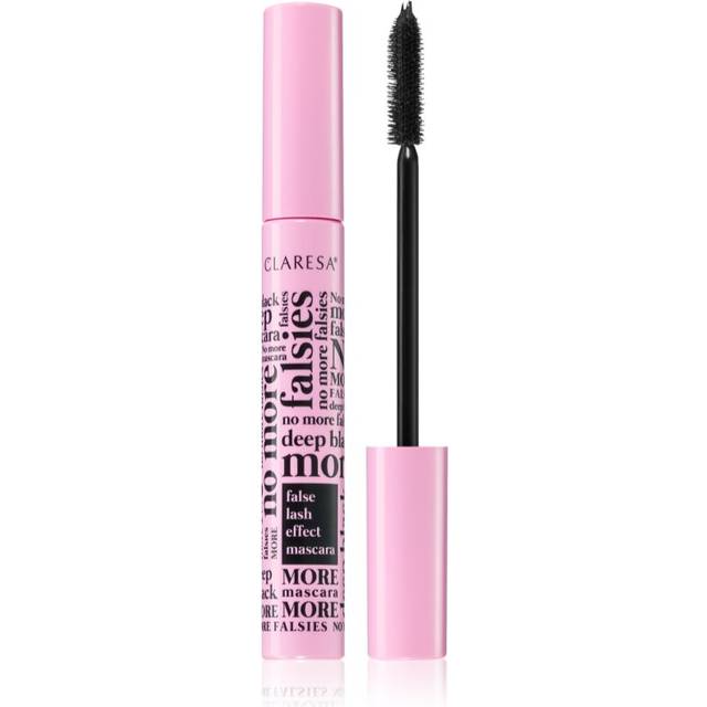 Claresa Claresa No More Falsies Mascara med effekt til kunstige øjenvipper Skygge Deep Black 10 g