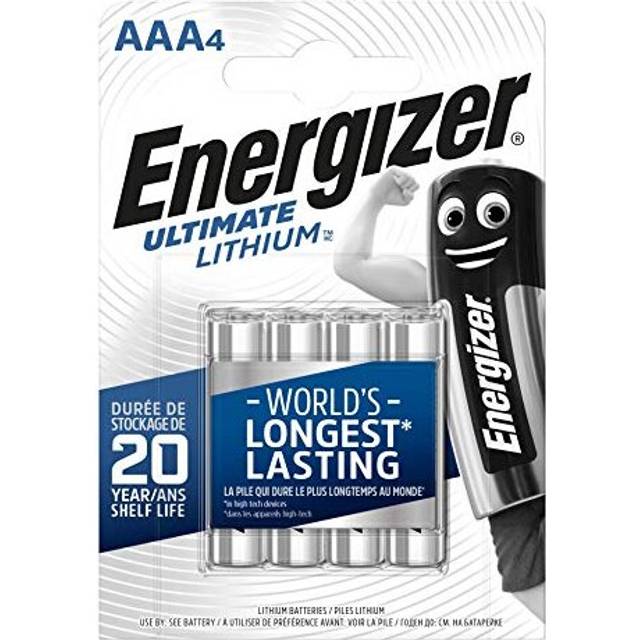 Energizer Ultimate AAA Litiumbatteri Paket med 4