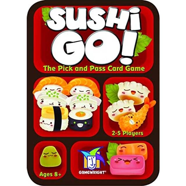 Gamewright | Sushi Go | Card Game | Ages 8+ | 2-5 Players | 15 Minutes Playing Time