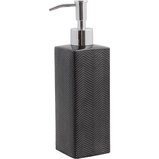 Cult Design Fishbone Tvålpump 21 cm Svart