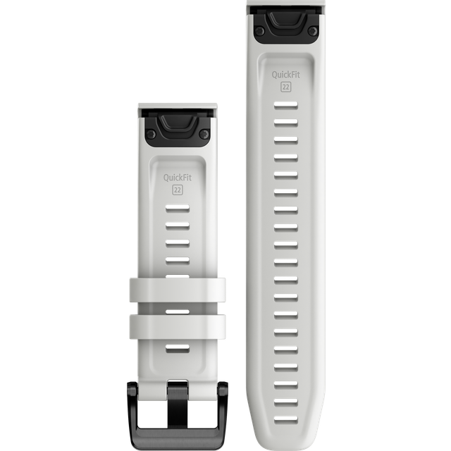 Garmin Armband 22mm Quickfit Silikon Vit 010-13123-00