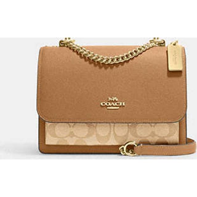 Coach Womens Signature Klare Crossbody Bag - Beige - One Size