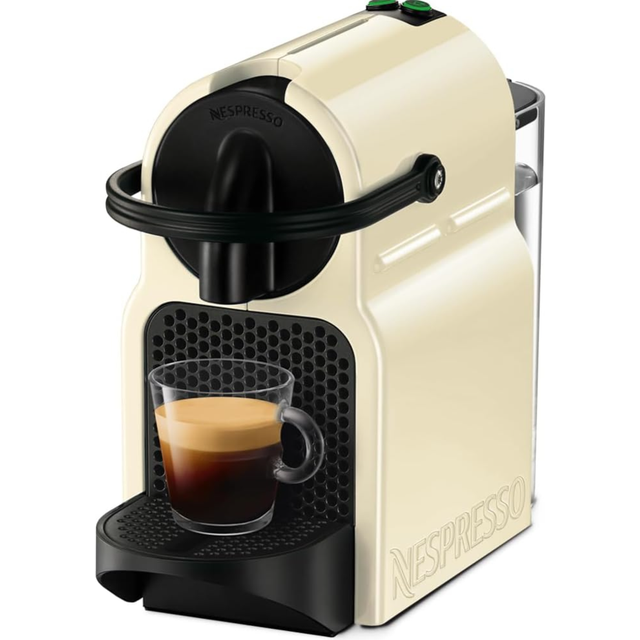 Nespresso Inissia EN 80.CW Coffee Pod Machine (DeLonghi) - Cream White