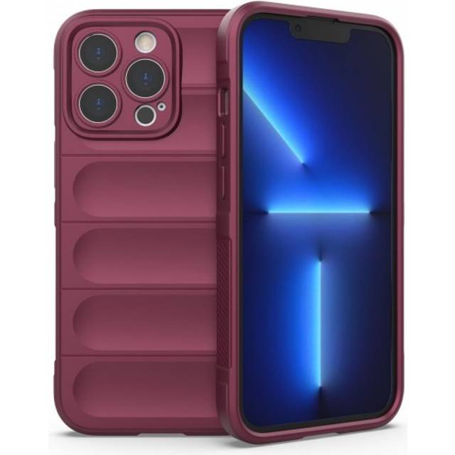 iPhone 13 Pro Max Skal Magic Shield Flexible Armored - Burgundy
