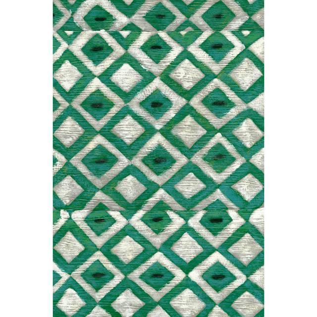 Silk Road Ikat I by Chariklia Zarris - Wrapped Canvas Painting (91cm H x 61cm W)
