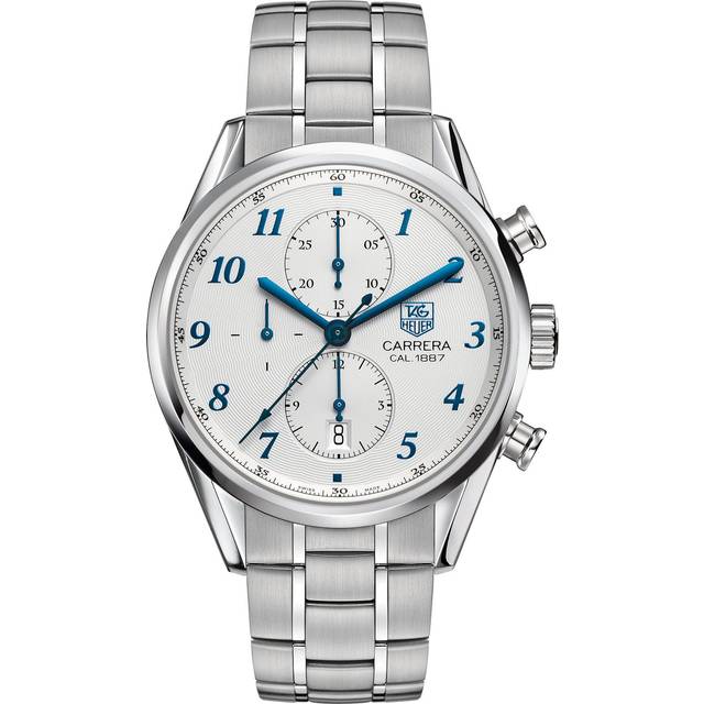 TAG Heuer Watch Carrera Heritage Chronograph Calibre 1887 D - Silver