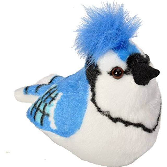 Wild Republic Audubon Birds Blue Jay Plush with Authentic Bird Sound  Stuffed Animal  Bird Toys for Kids and Birders