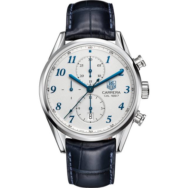 TAG Heuer Watch Carrera Heritage Chronograph Calibre 1887 D - Silver