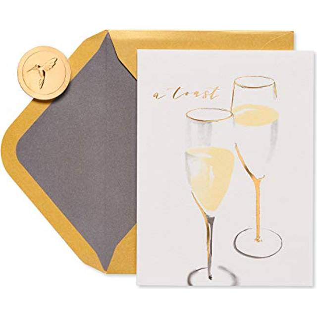 Papyrus Wedding Card for Couple (Champagne Toast)