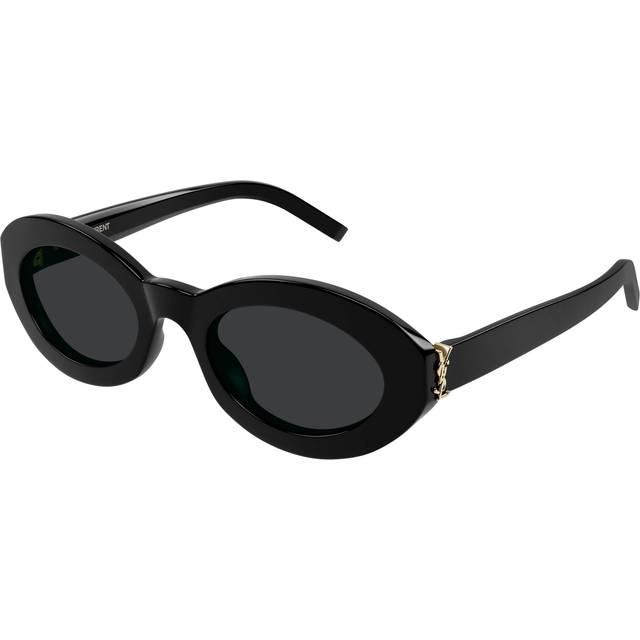 Saint Laurent Black Oval Ladies Sunglasses SL M136 001 52 (Dimension: 6.0000x5.0000x3.0000 inches)