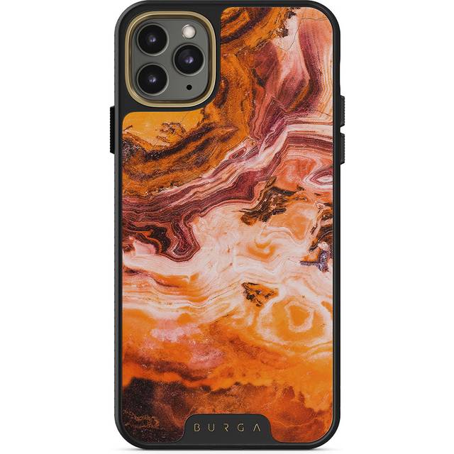 Pumpkin Spice - Orange iPhone 11 Pro Max Case, Elite Dark / Gold