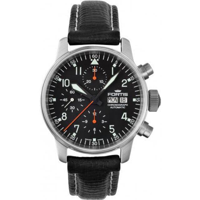 Fortis Watch Aviatis Flieger Classic Chronograph - Black