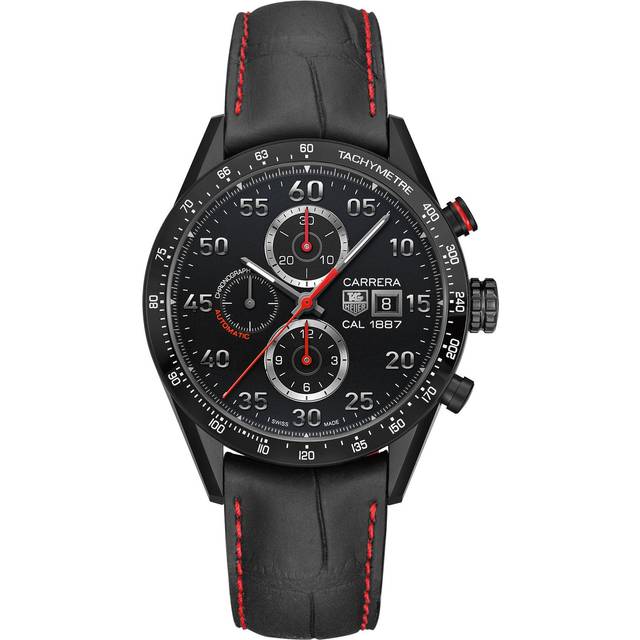 TAG Heuer Watch Carrera Racing Chronograph Calibre 1887 - Black