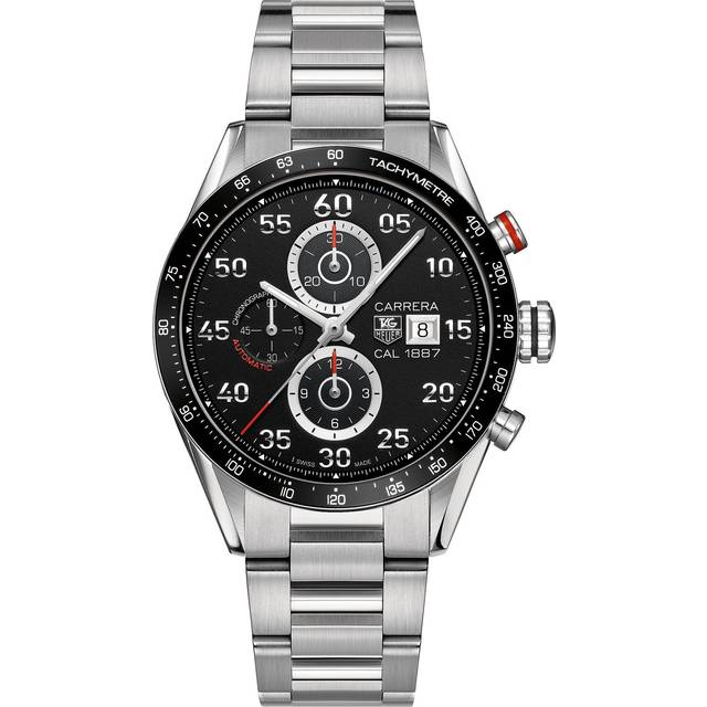 TAG Heuer Watch Carrera Chronograph Calibre 1887 - Black