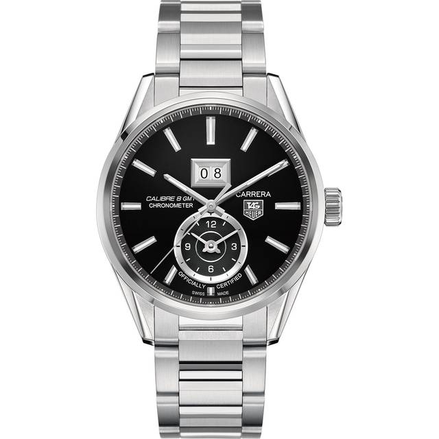 TAG Heuer Watch Carrera Grande Date GMT Calibre 8 D - Black