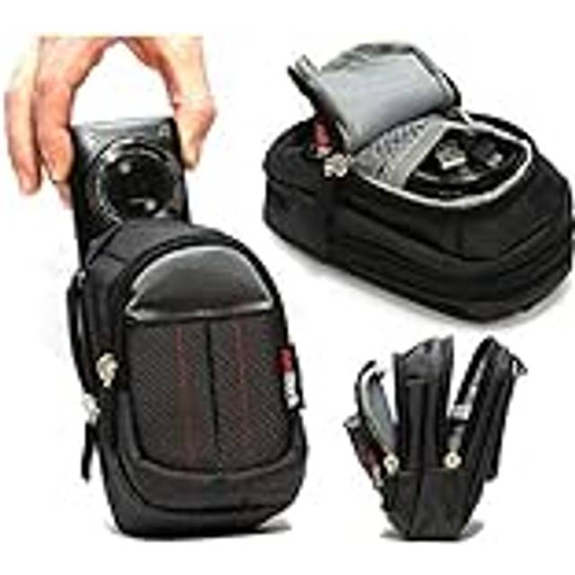 Navitech Black Camera Case For Panasonic Lumix Dc-tz95eb Digital Camera