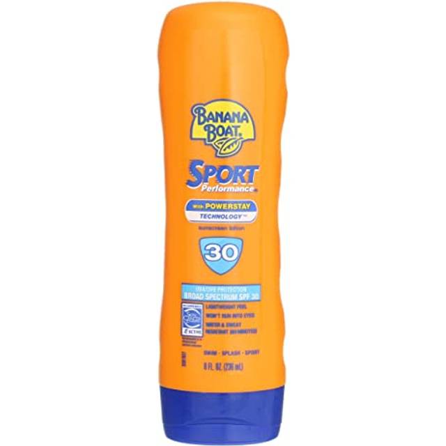 Banana Boat Sport Performance Lotion Sunscreens with PowerStay Technology SPF 30, 8 Ounces by Banana Boat