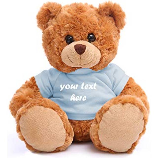 Plushland Teddy Bear 11 Inch  Stuffed Animal Personalized Gift - Great Present for Mothers Day  Valentine  Graduation  Birthday Anniversary