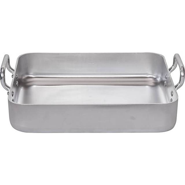 De Buyer Aluminium stekpanna, silver, 40,79 x 25,81 x 11,81 cm